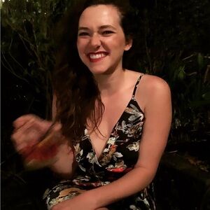 Silky black floral midi dress